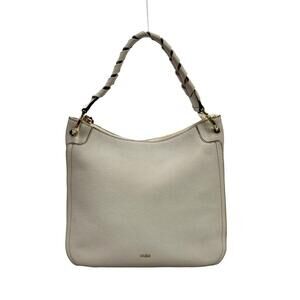Furla Rialto Leather Hobo Handbag Cream
